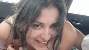 Valentine day outing of lovers with sex in car