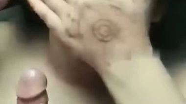 Big boob Kolkata slut gives an Indian blowjob and drinks cum
