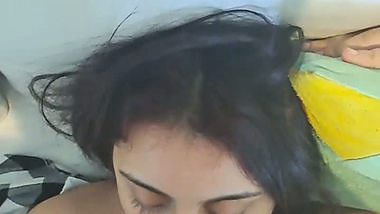 Small tits wife mouth fucking by husband viral MMS