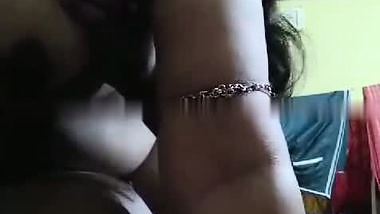 Man fucks chubby wife and makes her ride in a desi porn video