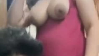 Pakistani wife feeding big boobs to husband viral MMS