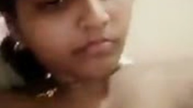 South Indian wife boobs showing selfie for boyfriend