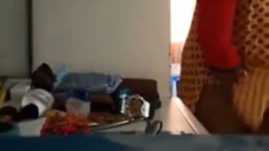Tamil mom dress change spy video