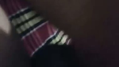Nephew fucks his aunt’s shaved pussy in desi xxx MMS