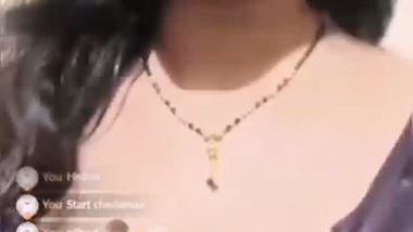 Tamil wife Sailaja shows boobs and big ass viral live