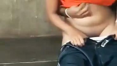 An 18 yr old girl’s desi outdoor sex in the garden
